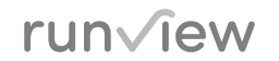 Logo gris runview