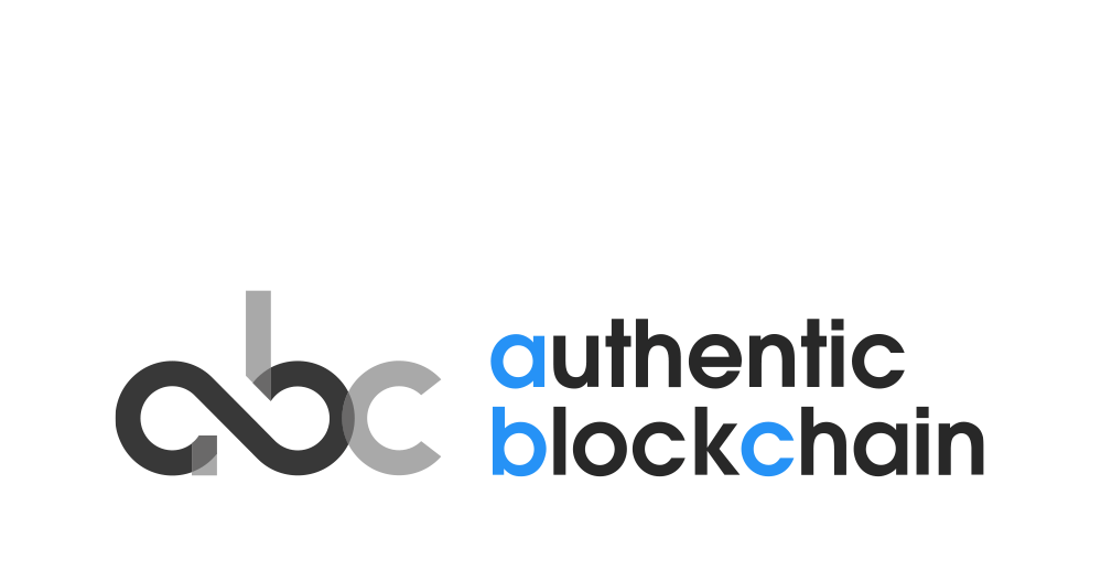 Logo authentic blockchain